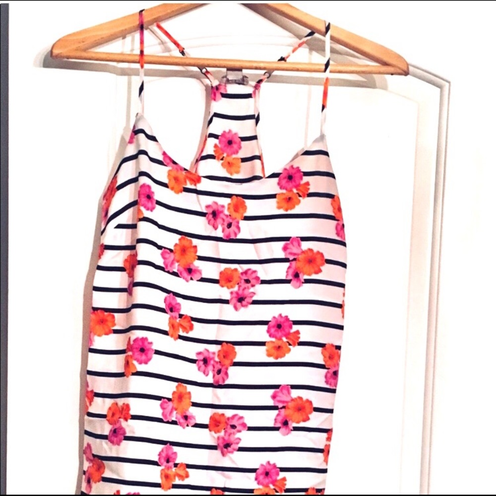 2/$25 J. CREW Top with Vibrant Flowers